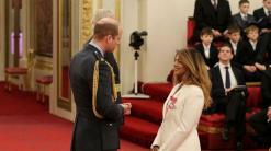 Prince William honors singer M.I.A. at Buckingham Palace
