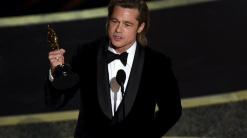 Brad Pitt wins first acting Oscar for 'Once Upon a Time'
