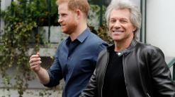 The prince and the pop star work on charity single in London