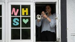 UK youth orchestra plays 'Ode to Joy' alone but together