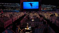New Hong Kong park shows 'Jaws' to socially distanced crowd