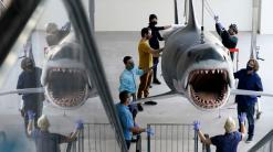 Bruce, the last ‘Jaws’ shark, docks at the Academy Museum