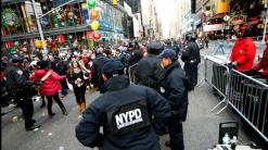 Bomb-sniffing dogs? Check. Times Square crowd? Not this year
