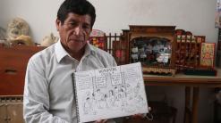 Artist publishes 100 drawings from Peru's COVID-19 pandemic