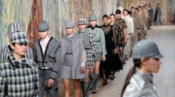 Dior returns to the real-world runway with textured show