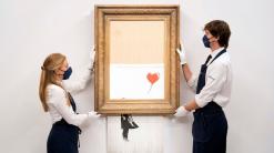 Half-shredded Banksy could fetch over $5 million at auction