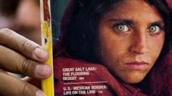 Afghan girl from famous cover portrait is evacuated to Italy