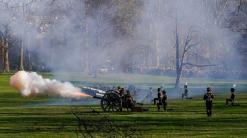 Gun salutes mark Queen Elizabeth II's Platinum Jubilee year