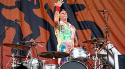 Chili Peppers honor Foo Fighter's drummer at Jazz Fest