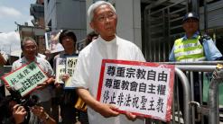 Reports: Hong Kong arrests Roman Catholic cardinal, others