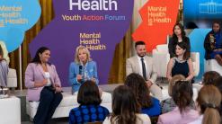 Jill Biden, Selena Gomez lead talk on youth mental health
