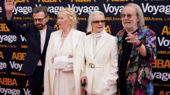 Stars and royalty watch ABBA's return in digital stage show