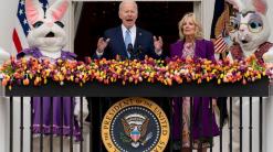 Biden kicks off Easter egg roll with talk of reelection bid