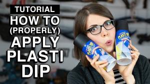 How to apply PlastiDip Cosplay Tutorial