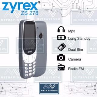 Zyrex Zs 278 - Dual Sim - FM Radio - Camera