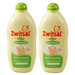 Zwitsal Baby Powder Natural Milk & Honey 300gr - 2 Pcs
