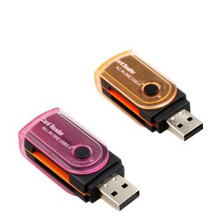 Multifuncional USB 2.0 All In One Multi Card Reader Memória Para Micro SD/TF M2 SDHC MS MMC Memória leitores de cartões