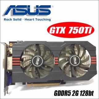 Usado Asus GTX-750TI-OC-2GD5 GTX750TI 750TI 2g D5 DDR5 PC Desktop Gráficos GTX Placas de vídeo PCI Express 3.0 GTX 750 ti 1050 GTX750