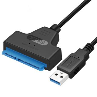 Polegada 22 Pin SATA Para USB 3.0 2.5 Disco Rígido Cabo Adaptador Conversor Para 2.5 "Portátil HDD SSD 20 cm de Comprimento
