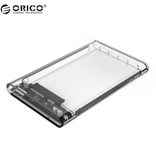 ORICO 2139U3 Transparente 2.5 polegada Caso HDD Sata para USB 3.0 Adaptador de Alta Velocidade Caixa de Gabinete de Disco Rígido Para Samsung seagate SSD