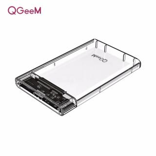 QGeeM HDD Recinto 2.5 polegada SATA para USB 3.0 Adaptador SSD Duro Caixa de Unidade de disco para Samsung SSD 1 TB Seagate 2 TB HDD Externo Caso