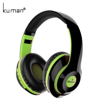 Kuman Esportes Fones de Ouvido Estéreo de ALTA FIDELIDADE Fones de Ouvido Sem Fio Bluetooth Fone de Ouvido com 3.5mm de Linha de Conversão Para Telefone PC Gaming YL-HH1