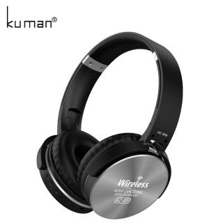 Kuman Esportes Fones de Ouvido Sem Fio Fones de Ouvido Estéreo de ALTA FIDELIDADE Do Bluetooth Fone de Ouvido com 3.5mm de Linha de Conversão Para Telefone PC Gaming YL-HH4