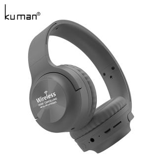 Kuman Esportes Fones de Ouvido Estéreo de ALTA FIDELIDADE Fones de Ouvido Sem Fio Bluetooth Fone de Ouvido com 3.5mm de Linha de Conversão Para Telefone PC Gaming YL-HH8