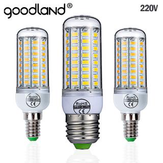 Goodland E27 CONDUZIU a Lâmpada 220 v SMD 5730 E14 LEVOU Luz 24 36 48 56 69 72 LEDs Bulbo Milho lustre Para Home Lighting Lâmpada LED