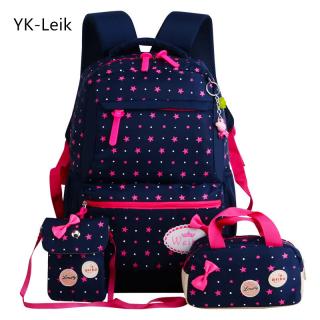 YK-Leik Estrela Impressão Crianças Escola Bags Para Adolescentes Meninas Mochilas Crianças Mochilas Mochila mochila infantil Ortopedia