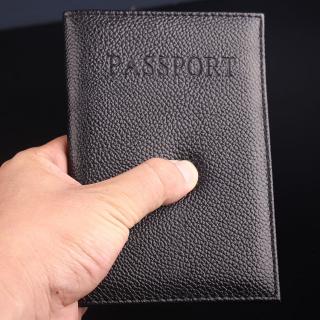 Doce cor PU capa de passaporte pasta bilhete de viagem passaporte ID titular do cartão de crédito saco titular de protecção (Personalize disponível)
