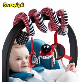 Brinquedos Atividade Spiral Babyplay Surwish Infantil Bonito Do Bebê Bed & Carrinho de Brinquedo Conjunto Berço Sino Pendurado Brinquedos Chocalho Para O Bebê