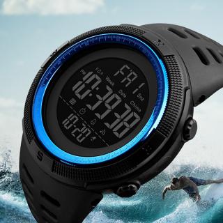 Skmei Marca de Luxo Esportes Dos Homens Relógios de Mergulho 50 m Eletrônica Digital LED Relógio Militar Moda Masculina Casual Relógios de Pulso Relojes