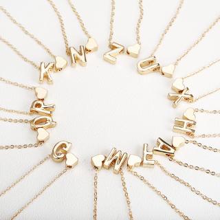 Minúsculo colar de ouro letra inicial de ouro colar iniciais nome colares pingente Personalizado para mulheres meninas. melhor presente de aniversário