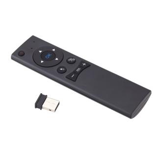 MX6 Portáteis 2,4 G controle remoto sem fio Mouse sem fio de voz remoto controlador aéreo com adaptador USB 2.0 receptor para Smart TV Android TV caixa PC Mini HTPC