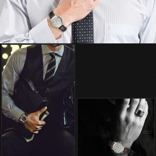 SYNOKE elegante negócio simples homens relógio de pulso Real couro cinta Casual vestido de homens quartzo relógio com data