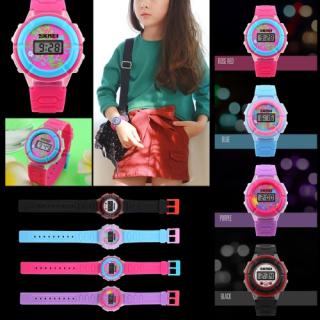 SKMEI legal originalidade LED crianças Digital colorido bonito relógio de pulso com hora e Data Display