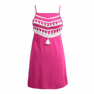 New Mulheres Praia Verão Mini vestido Tassel Strap Backless Casual soltas A-Line Vestido