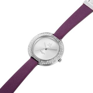 Ladies SK 2017 Moda Diamante de luxo Quartz Mulheres relógios 3ATM resistente à água Casual Relógio de pulso PU + Aço Mulheres Strap Pulseira Assista