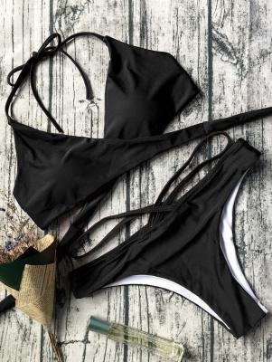 Double Side Crossover Bikini Swimwear