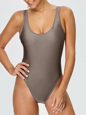 High Cut Backless Swimsuit