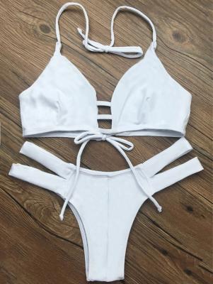 String Halter Unlined Bikini Swimwear