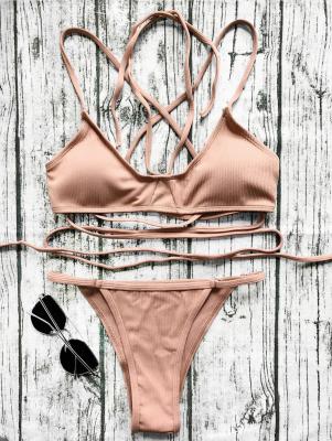 V String Bralette Bikini Set