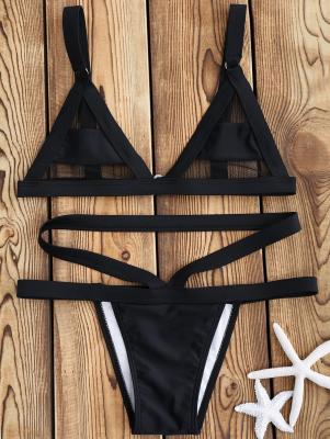 Mesh Panel Bandage Bikini