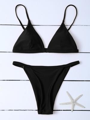 Low Waisted Spaghetti Strap Bikini Swimwear