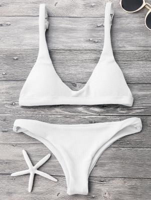 Low Waisted Padded Scoop Bikini Set