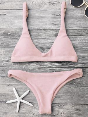 Low Waisted Padded Scoop Bikini Set