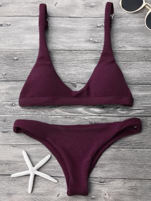 Low Waisted Padded Scoop Bikini Set