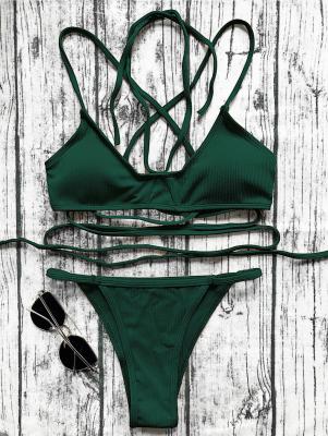 V String Bralette Bikini Set