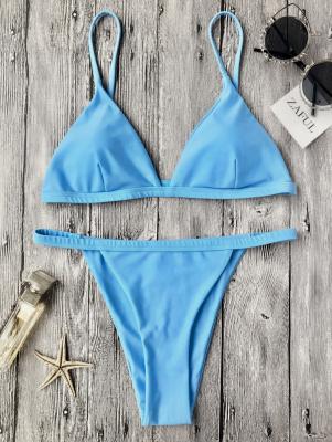 Low Waisted Spaghetti Strap Bikini Swimwear